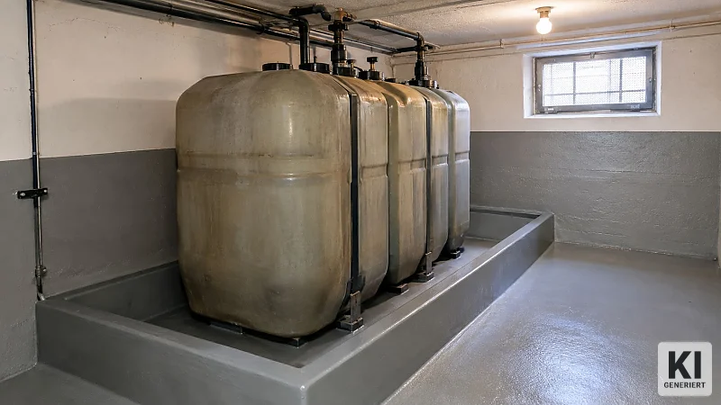 Auffangraum Öltank Pflicht, Beschichtung und Sanierung