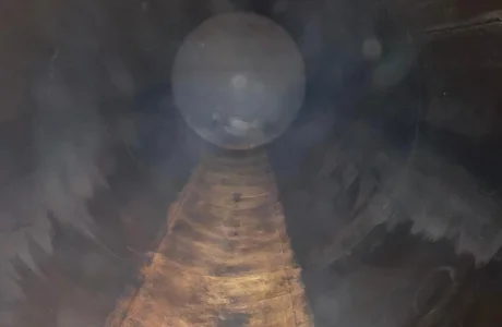 Erdtank Öltank Innenansicht