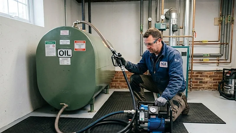 Öltank entsorgen ohne Geruch und Ölflecken